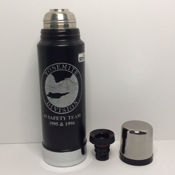 Vintage Aladdin Stanley Vacuum Bottle Black 24oz A944DH Yosemite Division - Picture 6 of 6